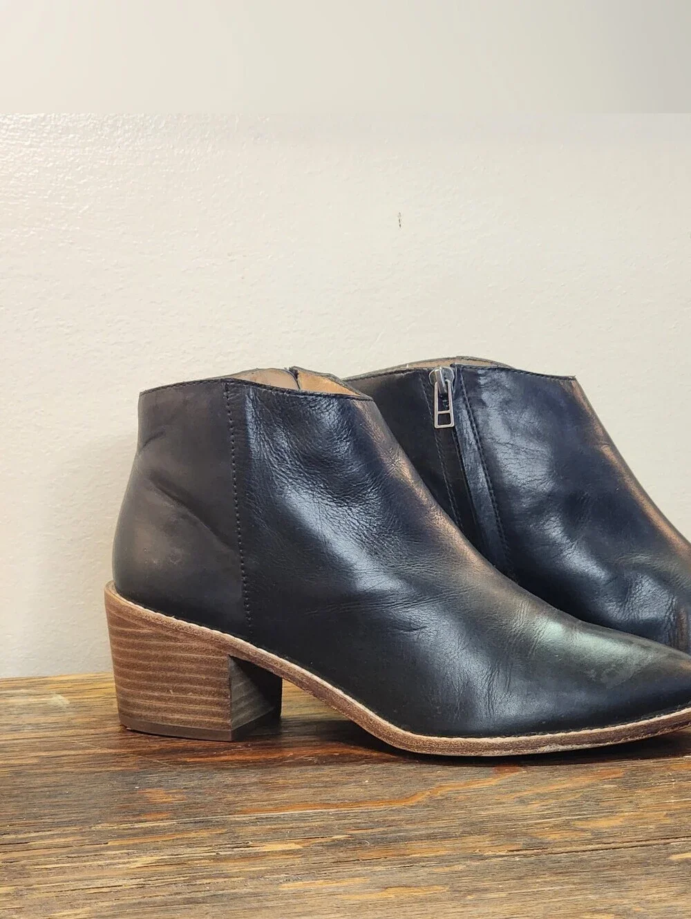 Madewell black leather